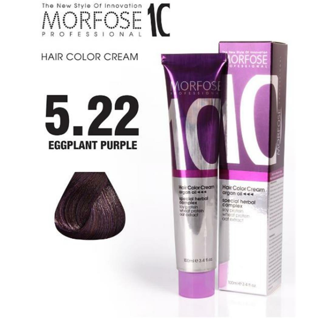 Morfose 10 Saç Boyası 5.22 Patlıcan Moru 100 ml